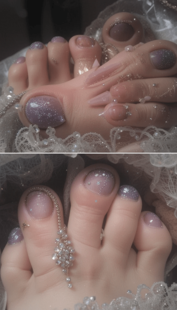 Wedding Toe Nail Designs